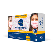 Carica l'immagine nel visualizzatore di Gallery, THD Face Mask F3 pinkbarrier II – Junior – 20 pezzi