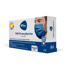 Carica l'immagine nel visualizzatore di Gallery, THD Face Mask F4 navybarrier IIR – Regular – 20 pezzi