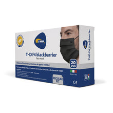 Carica l'immagine nel visualizzatore di Gallery, THD Face Mask F4 blackbarrier IIR - Regular 20 pezzi