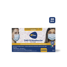 Carica l'immagine nel visualizzatore di Gallery, THD Face Mask F3 bluebarrier II - Junior - 20 pezzi