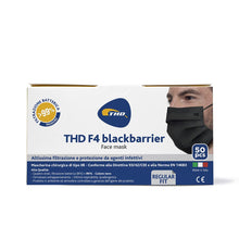 Carica l'immagine nel visualizzatore di Gallery, THD Face Mask F4 blackbarrier IIR – Regular 50 pezzi