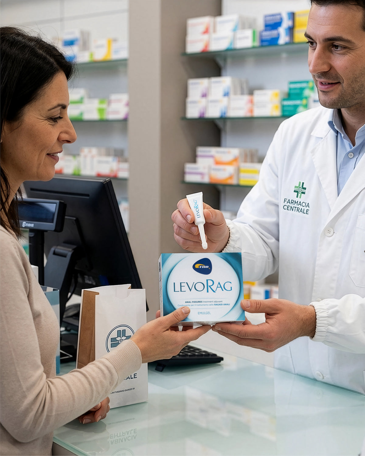 THD LEVORAG (Conf. 10pz) - COADIUVANTE PER IL TRATTAMENTO DELLE RAGADI ANALI