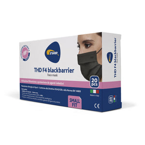 THD Face Mask F4 blackbarrier IIR - Small - 20 pezzi