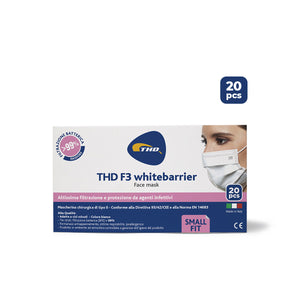 THD Face Mask F3 whitebarrier II - Small - 20 pezzi